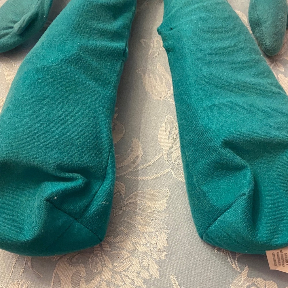 Vintage Gumby 1983 24 inches Teal Plush Toy with Red Eyes - Picture 8 of 11
